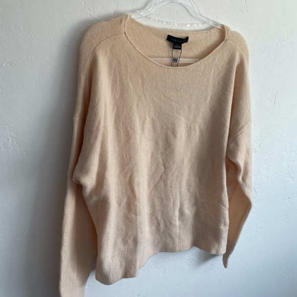 NWT Sanctuary pullover sweater light peach Large - Picture 5 of 6